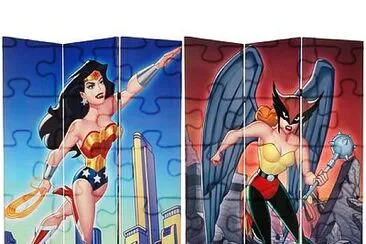 Wonder Woman and Hulk Girl jigsaw puzzle