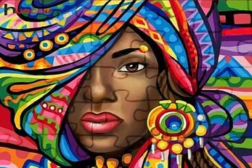 African Beauty jigsaw puzzle