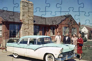 1955 Ford Fairlane 4-door Town Sedan jigsaw puzzle