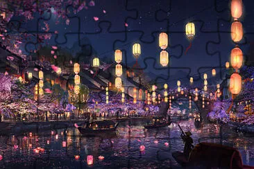 Luces en el cielo jigsaw puzzle