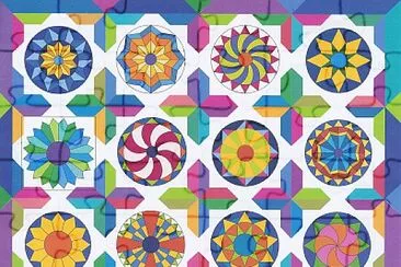 PATCHWORK jigsaw puzzle