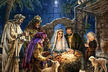 פאזל של El nacimiento del niño Jesús