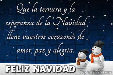 tarjeta navidad jigsaw puzzle