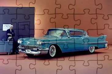 1958 Cadillac Sixty-Two Sedan de Ville promotional jigsaw puzzle