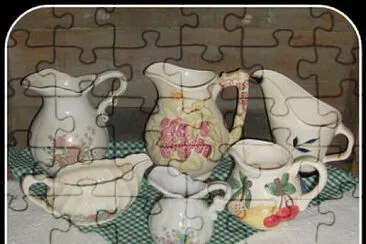 Old jigsaw puzzle