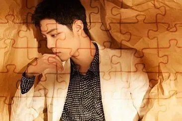 Chinese actor  Xiao Zhan jigsaw puzzle