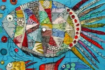 Folk Art Fish jigsaw puzzle