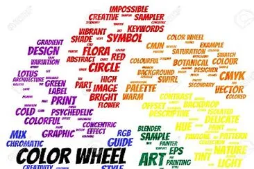 color-wheel-word-cloud jigsaw puzzle