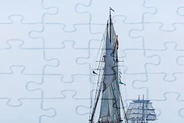 Bluenose ll and Eagle - Halifax, Nova Scotia jigsaw puzzle