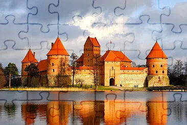 Castillo de Trakai-Lituania jigsaw puzzle