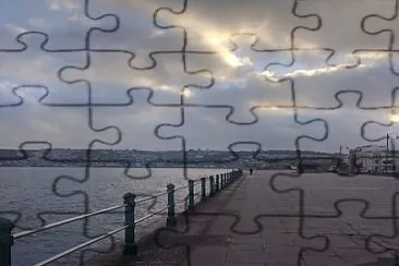 Angry Skies, Penzance, U.K. jigsaw puzzle