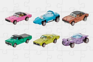 פאזל של Mattel 's Original Hot Wheels Cars