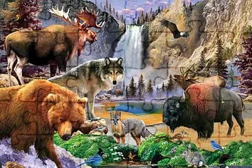 YELLOWSTONE NATIONAL PARK jigsaw puzzle