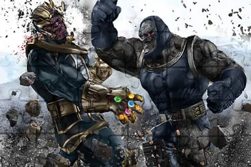 Thanos y Darkseid