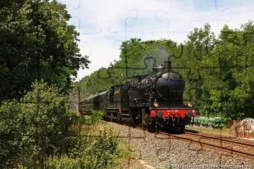 train jigsaw puzzle