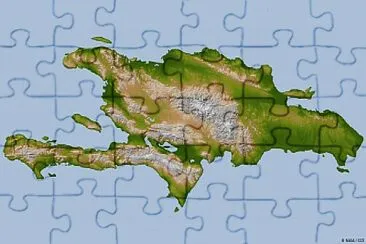 Mapa de la RepÃºblica Dominicana jigsaw puzzle