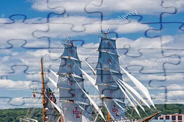 פאזל של The Portuguese barque Sagres II in Halifax