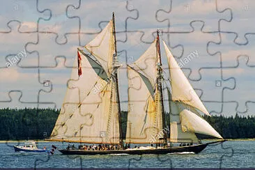 פאזל של Tall Ship,The Bluenose, Canada Schooner