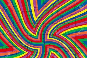 rainbow colored lines