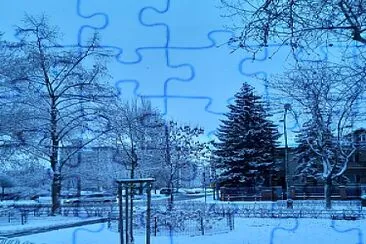 VARSOVIA EN INVIERNO jigsaw puzzle