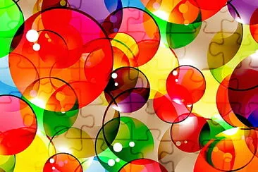 Colorful Bubbles jigsaw puzzle