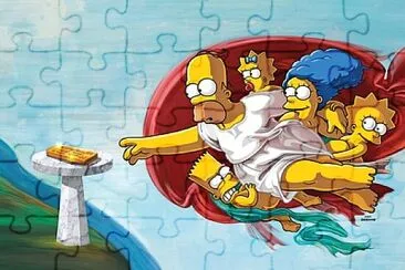 simpsons jigsaw puzzle