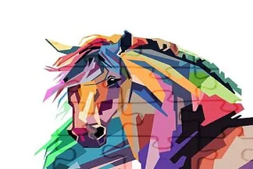 Colorful Horse