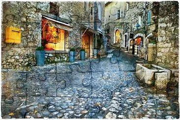 Old Village-France jigsaw puzzle