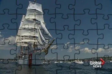 Tall Ships say goodbye to Halifax jigsaw puzzle