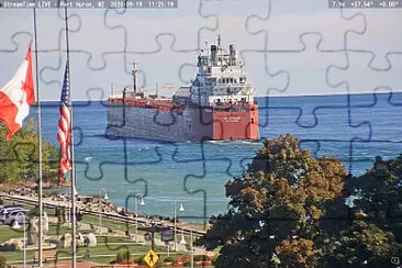 m/v CSL Assiniboine   Flags jigsaw puzzle