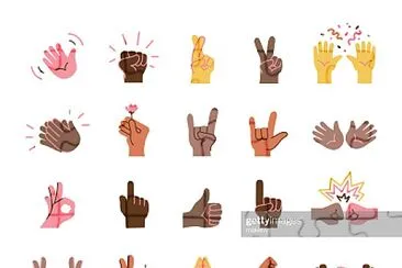 Hand emoji