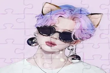 פאזל של bts jimin cute cat