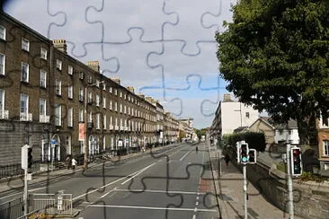 Lonely Pedestrian, Dublin, Ireland jigsaw puzzle