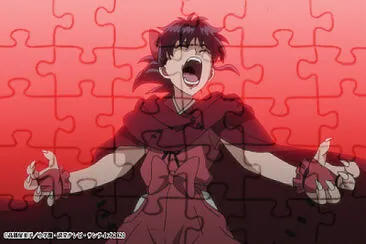 moroha usa el carmesi por primera vez hanyo no yashahime jigsaw puzzle