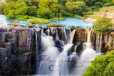 cascada relajante jigsaw puzzle