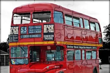 London old red bus