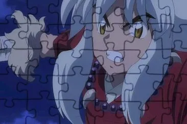 inuyasha usa su espada hanyo no yashahime jigsaw puzzle