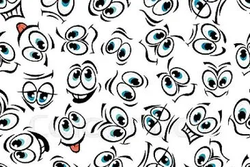 Funny cartoon comics faces