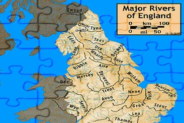 פאזל של Major Rivers of England