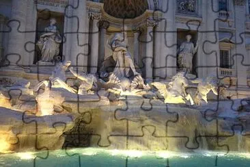 פאזל של Fontaine TrÃ©vise Rome