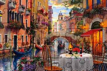 OTRA DE VENECIA  SUS CALLES Y SUS CANALES jigsaw puzzle