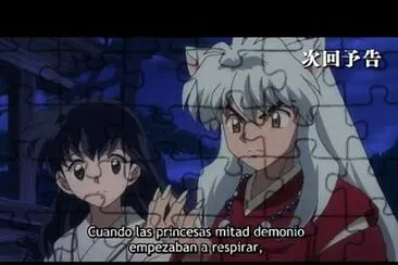 inuyasha recibe el rojo carmesi hanyo no yashahime jigsaw puzzle