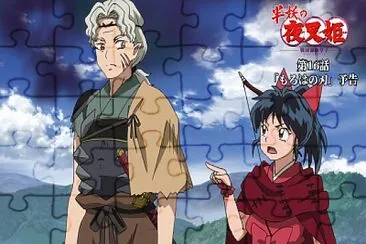 yawagari pone a prueba a moroha hanyo no yashahime jigsaw puzzle