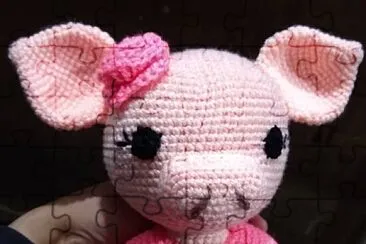 CerditA amigurumi jigsaw puzzle