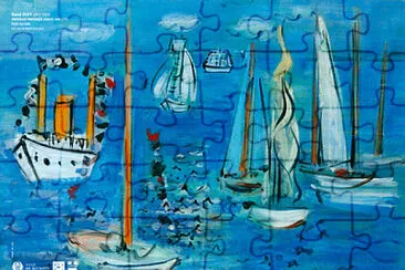 Dufy voiles en bleu