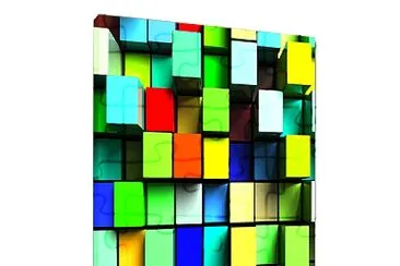 Colored 3D Cubes