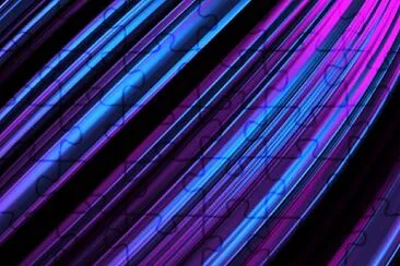 פאזל של stripes, glow, purple