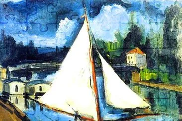 Vlaminck Chatou voile blanche