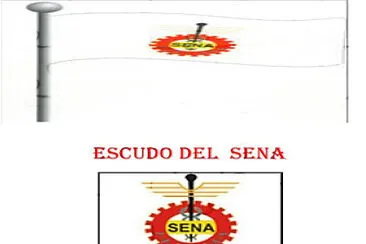 Bandera y Escudo del SENA