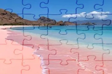 Praia areia vermelha jigsaw puzzle